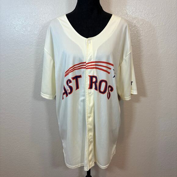 BDA SPORTS Houston Astros Unisex Jersey White Sz XL Baseball Game-day MLB - Picture 1 of 7
